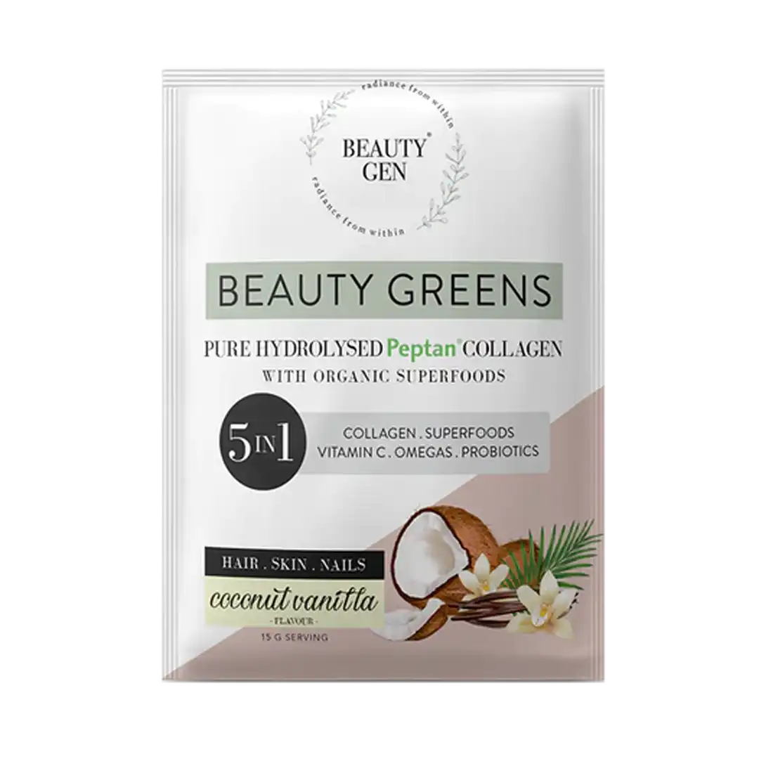 Beauty Gen Coconut & Vanilla Sachets, 15g