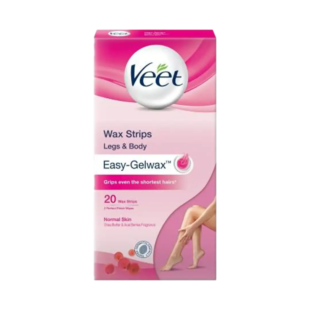 Veet Wax Strips Normal Skin, 20's