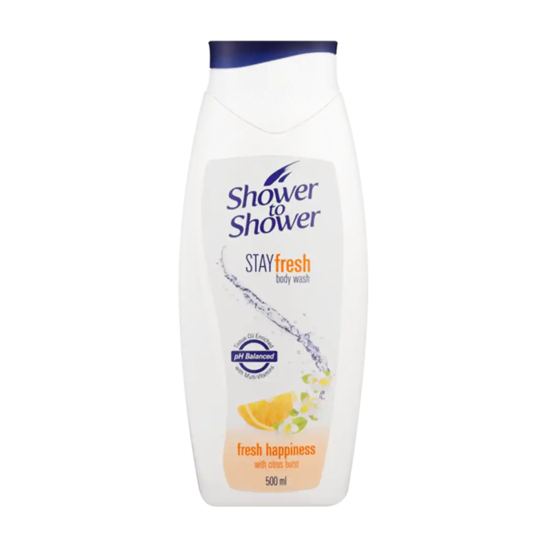 Shower To Shower Stay Fresh Fresh Happiness Body Wash, 500ml