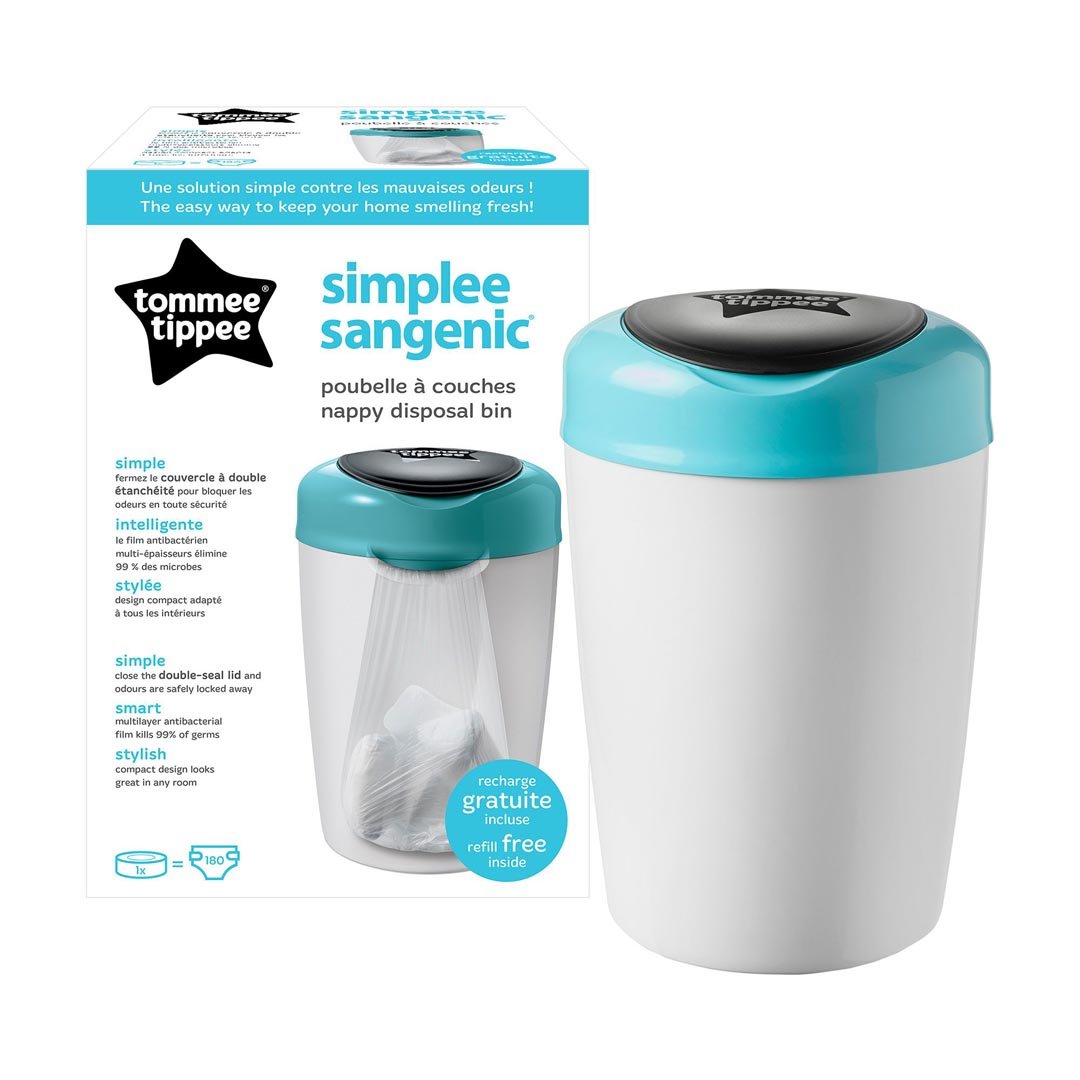 Tommee Tippee Sangenic Simplee Tub, Blue