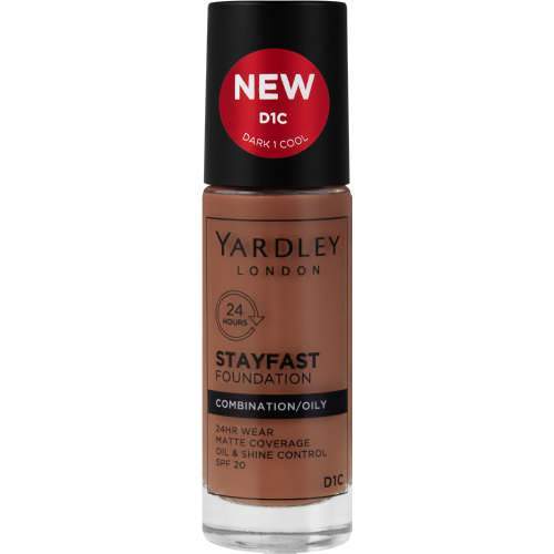 Yardley Beauty Yardley Stayfast Foundation Comb Oily, D1C 6001567768635 236838