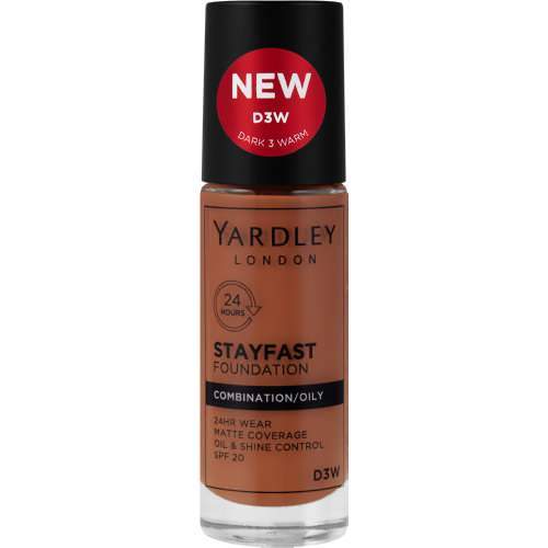 Yardley Beauty Yardley Stayfast Foundation Comb Oily, D3W 6001567768642 236897