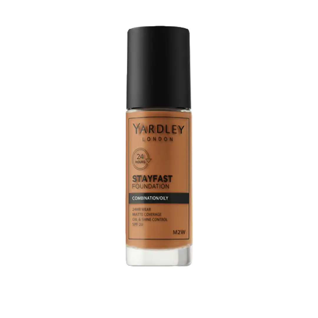 Yardley Stayfast Foundation Combination/Oily Skin with SPF20, Assorted