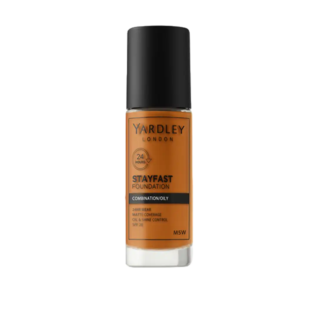 Yardley Stayfast Foundation Combination/Oily Skin with SPF20, Assorted