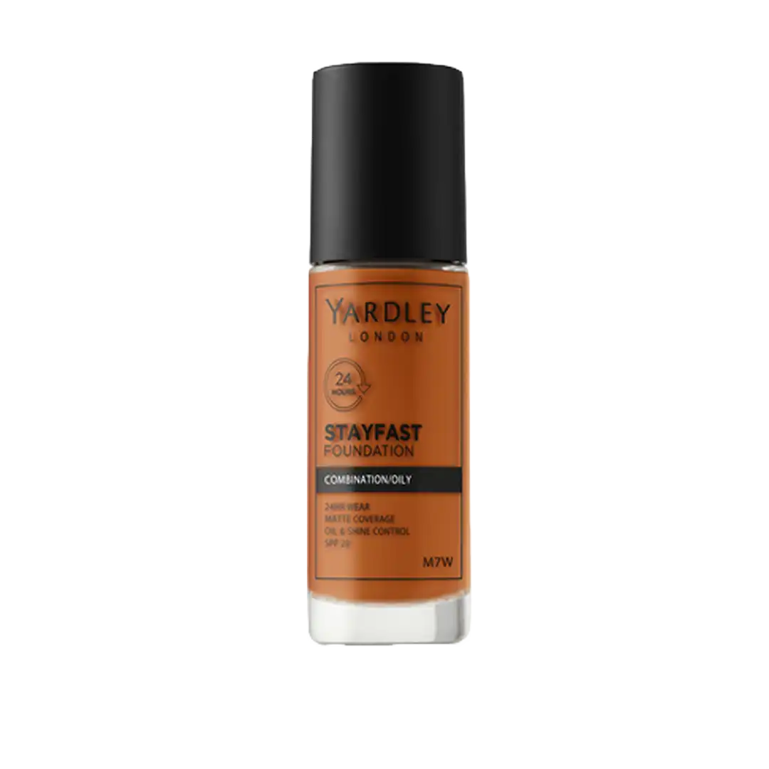 Yardley Stayfast Foundation Combination/Oily Skin with SPF20, Assorted