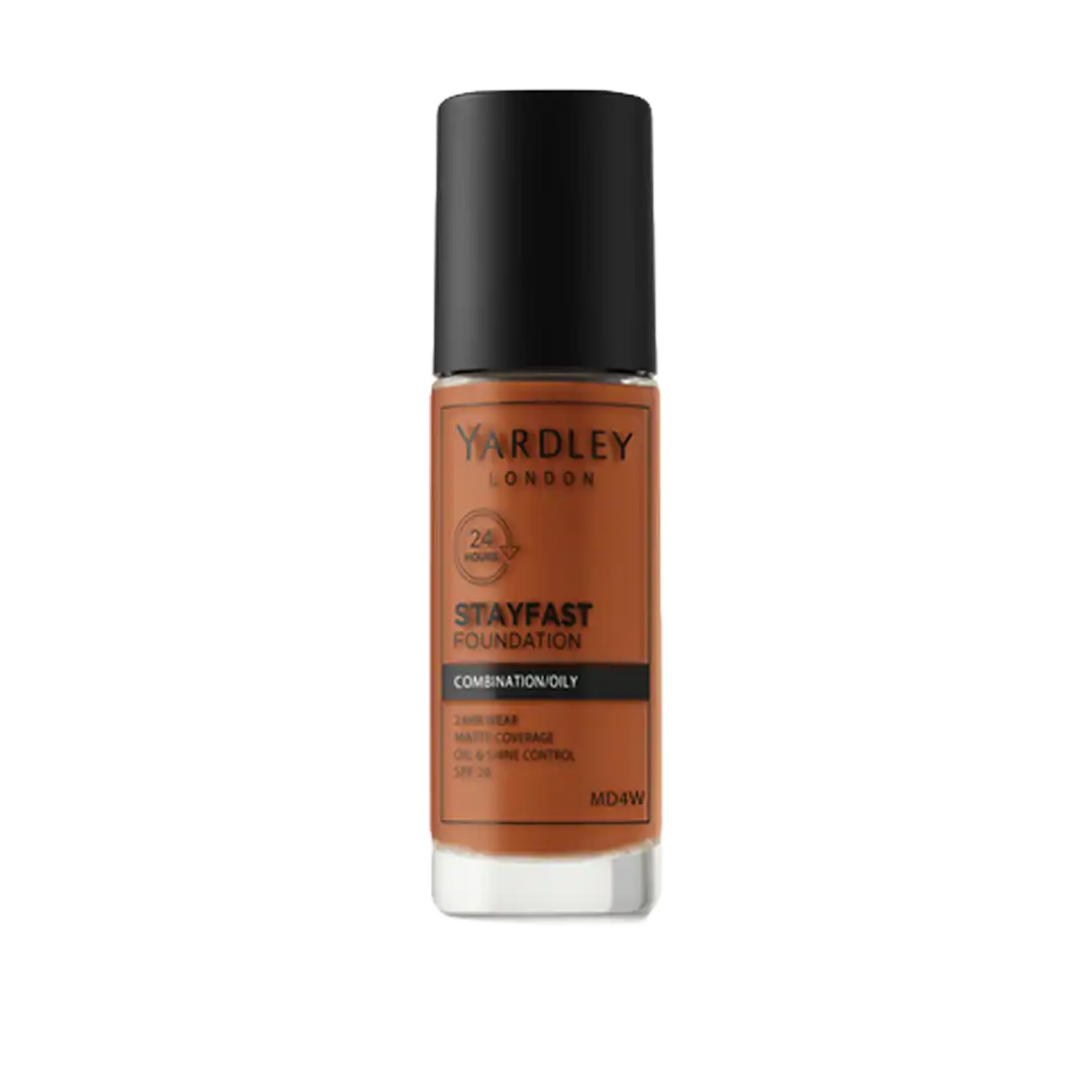 Yardley Stayfast Foundation Combination/Oily Skin with SPF20, Assorted