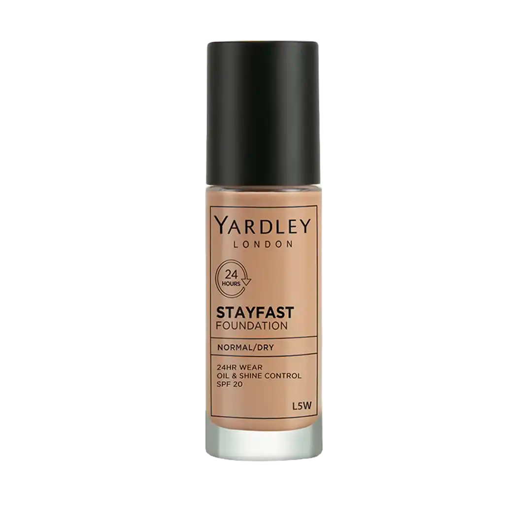 Yardley Stayfast Foundation Normal/Dry Skin with SPF20, Assorted