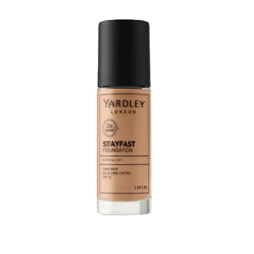 Yardley Stayfast Foundation Normal/Dry Skin with SPF20, Assorted