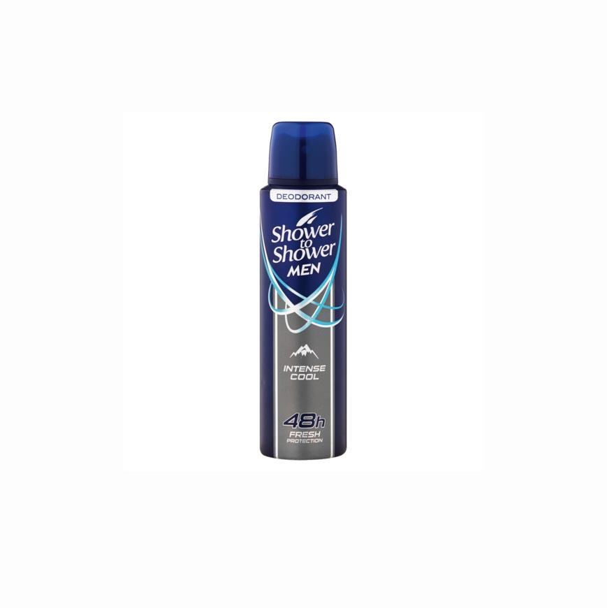 Shower To Shower Mens Deodorant Intense Cool, 150ml