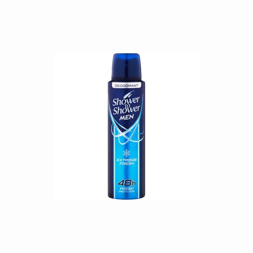 Shower To Shower Mens Deodorant Extra Fresh, 150ml