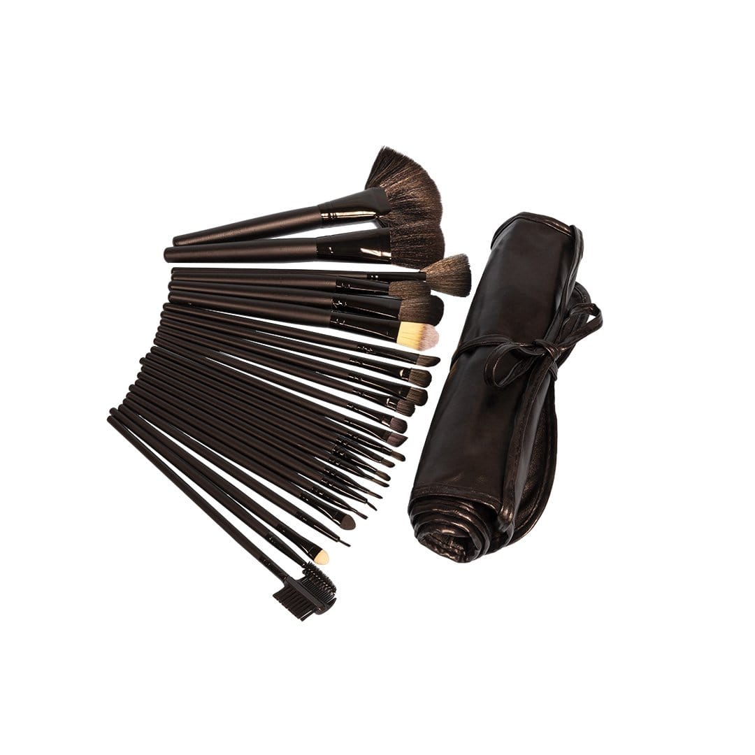Mopani Pharmacy Beauty Black Brush Bag, 24pc 2400002372866 237286