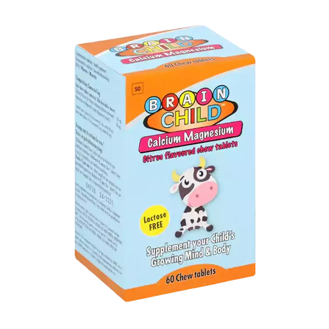 Brainchild Calcium Magnesium Chews, 60's