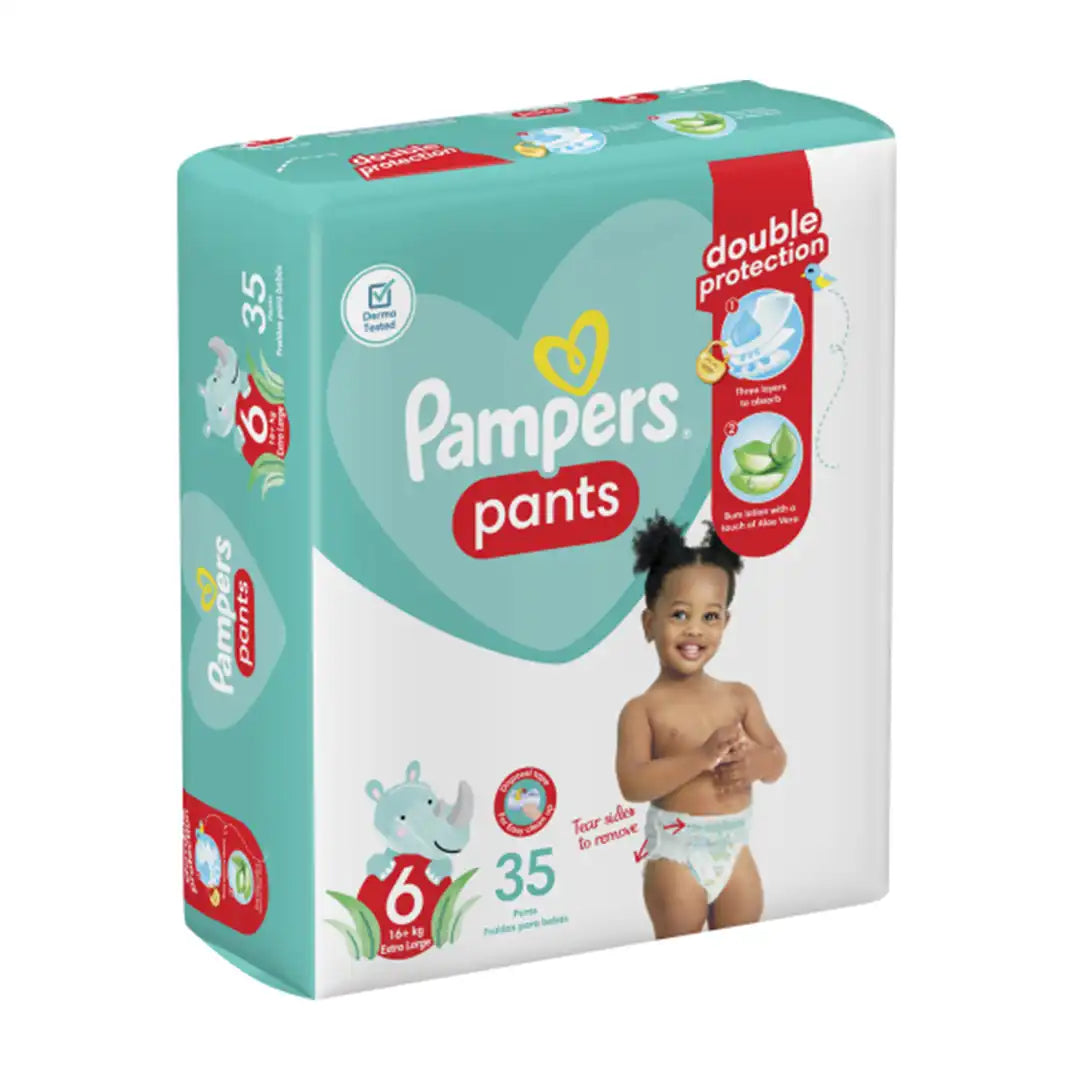 Pampers Baby-Dry Size 6 Value Pack Nappy Pants, 35's
