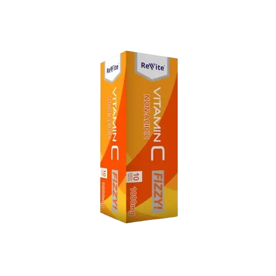 Revite Non Acidic Vit C Fizzy, 10's