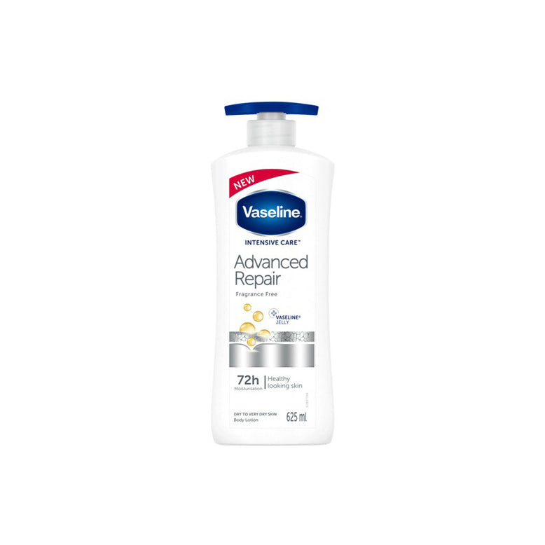 Vaseline Advanced Repair Moisturising Body Lotion Unfragranced, 625ml