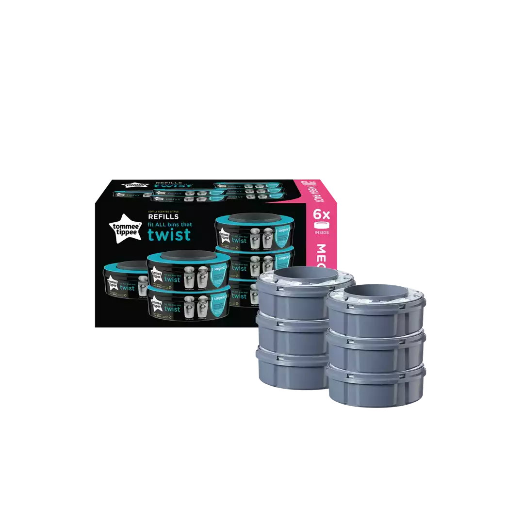 Tommee Tippee Sangenic Twist & Click Cassette, 6's