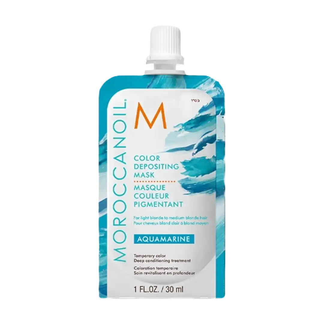 Moroccanoil Color Deposit Mask Aquamarine, 30ml