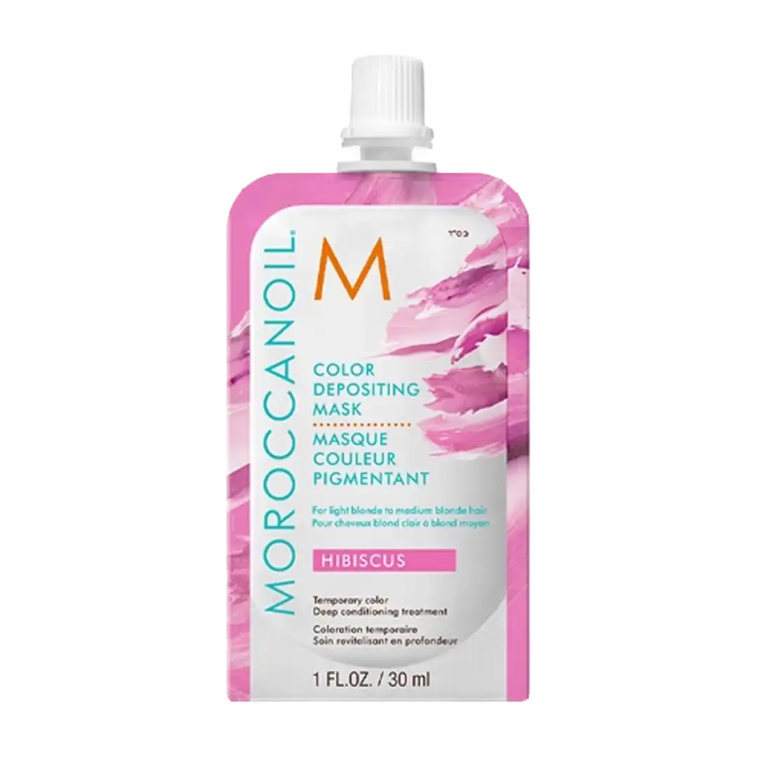 Moroccanoil Color Deposit Mask Hibiscus, 30ml