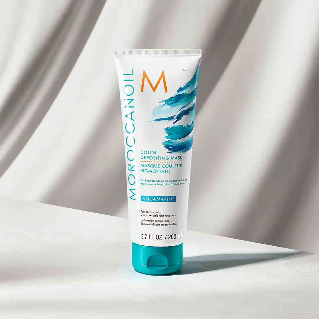 Moroccanoil Color Deposit Mask Aquamarine, 200ml