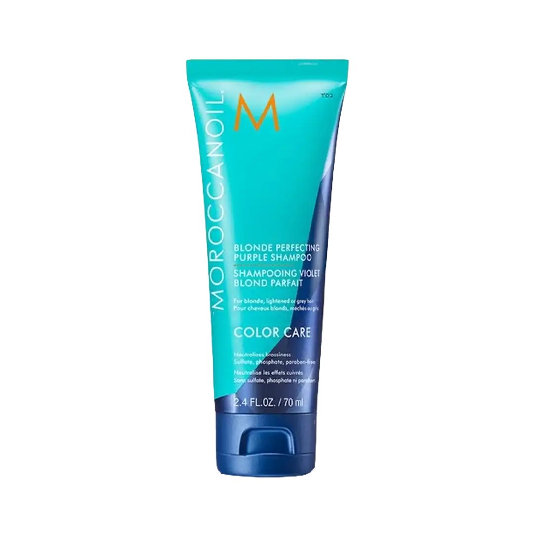 Moroccanoil Blonde Perfecting Purple Shampoo, 70ml