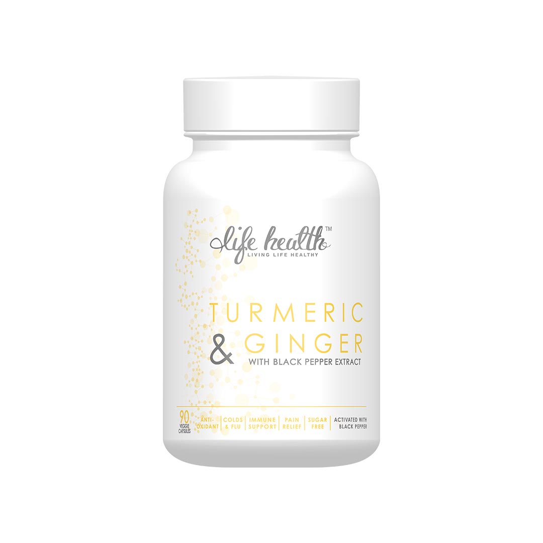 Life Health Turmeric & Ginger Caps, 90's
