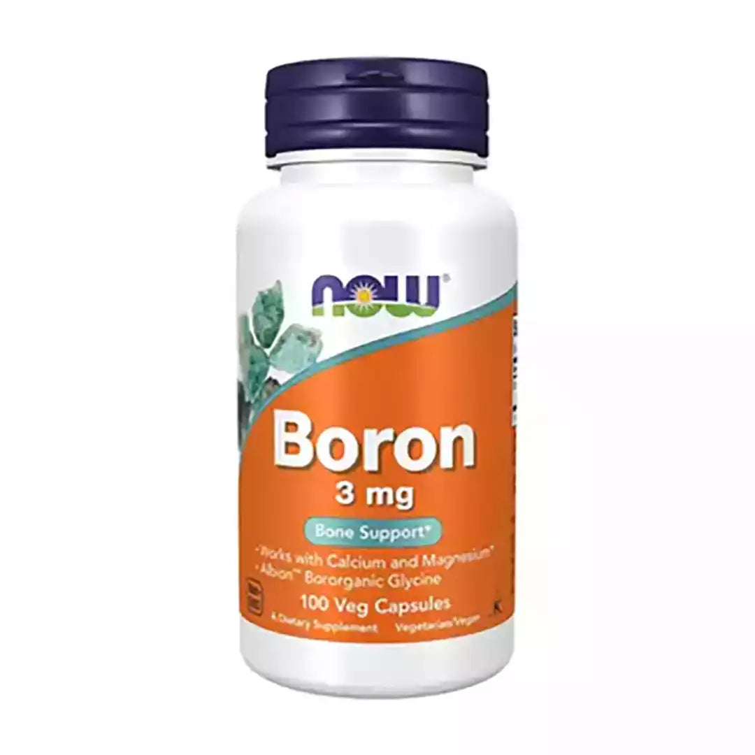 NOW Foods Boron 3mg Veg Capsules, 100's