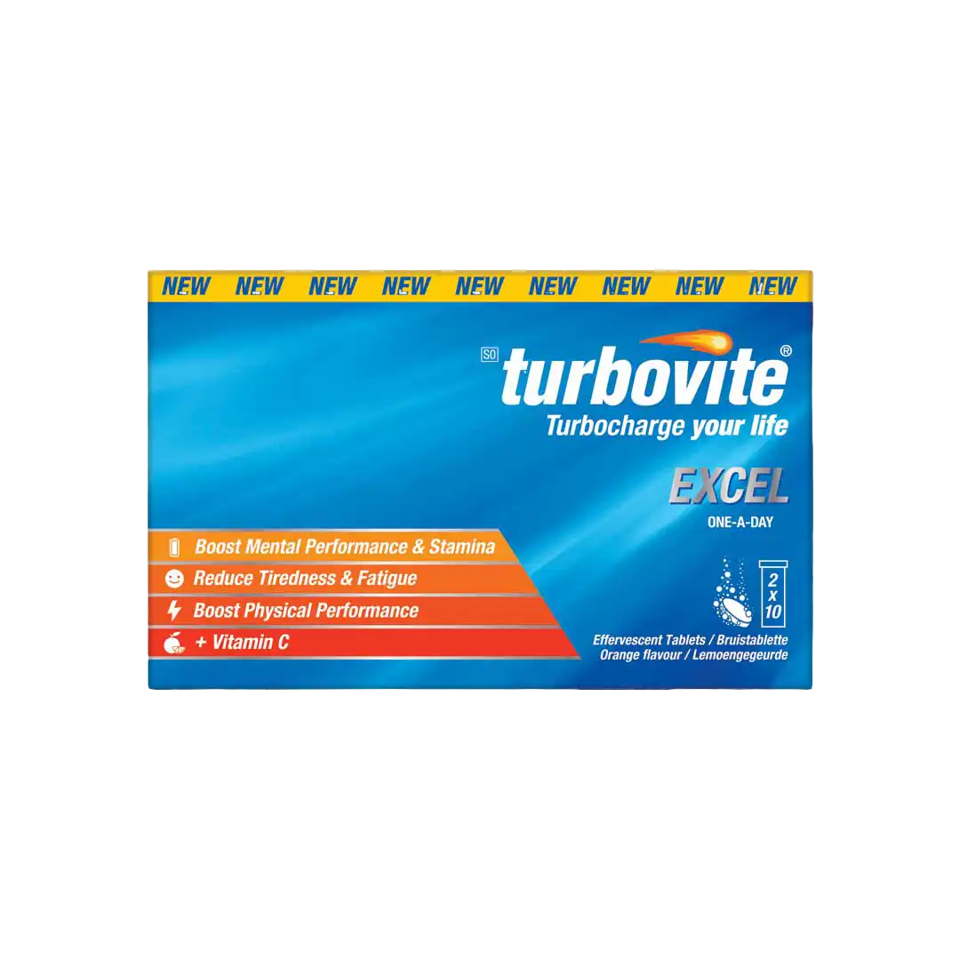 Turbovite Excel Effervescent Tablets, 20's