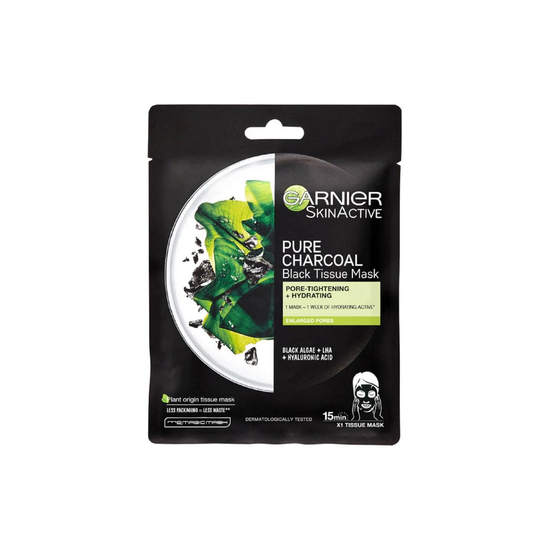 Garnier Skin Active Tissue Mask Pure Charcoal, 28g