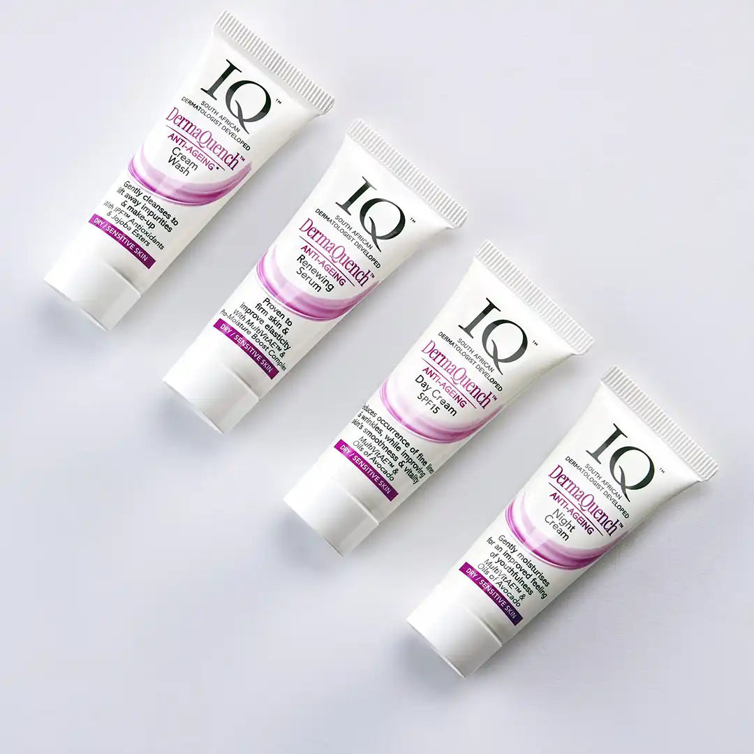IQ DermaQuench Travel and Trial Pack, 4 x 12ml