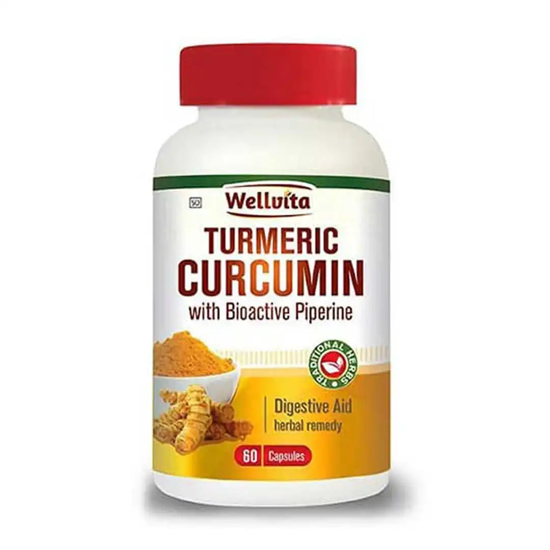 Wellvita Cucumin 425mg Capsules, 60's
