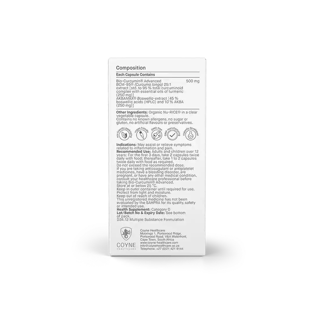 Coyne Healthcare Bio-Curcumin Advance Capsules, 60's