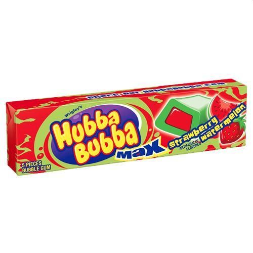 Hubba Bubba Max Strawberry & Watermelon, 5's