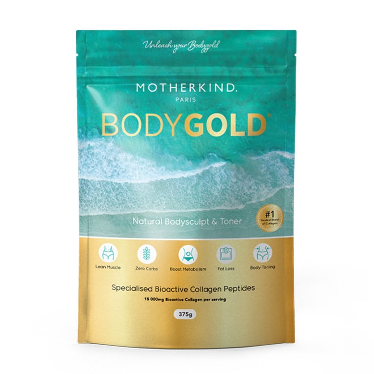 Motherkind BodyGold Sculpting & Toning Collagen Peptides, 375g