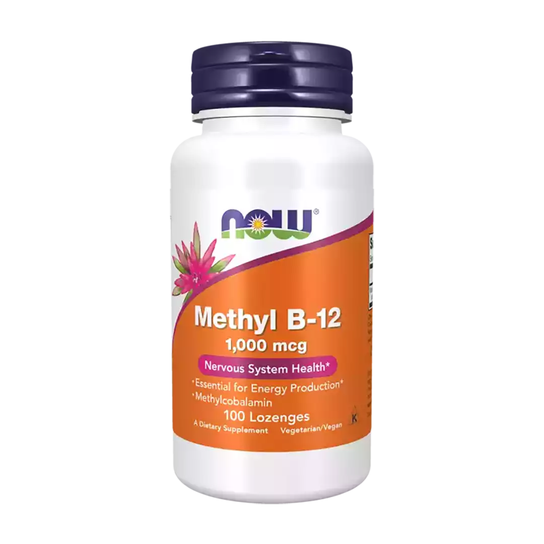 NOW Foods Methyl B-12 1000 mcg Lozenges, 100's