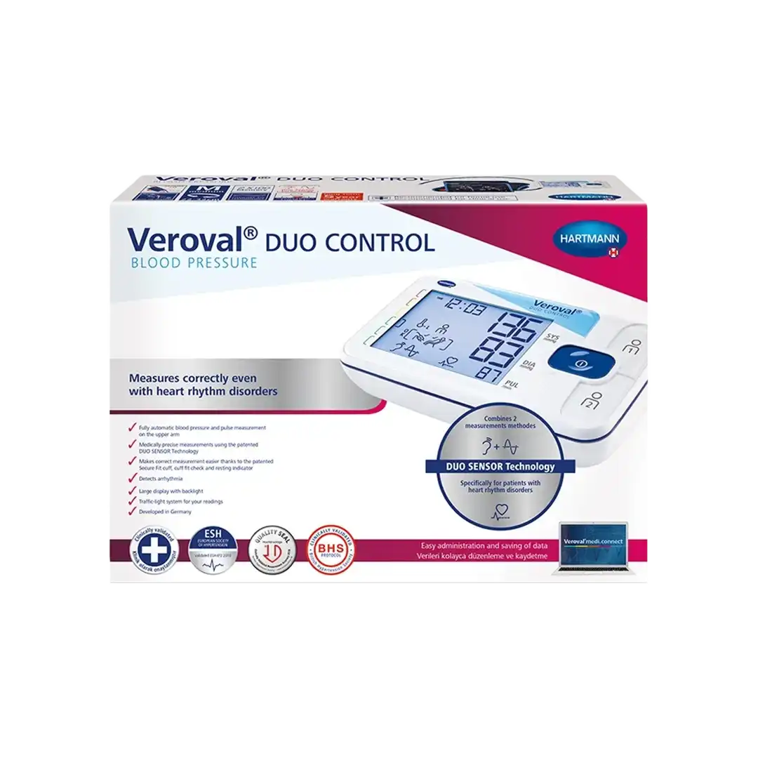 Veroval Duo Control Upper Arm Blood Pressure Monitor, Medium/Large