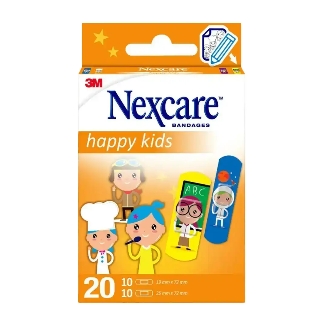 Nexcare 3M Happy Kids Plasters Professions, 20's