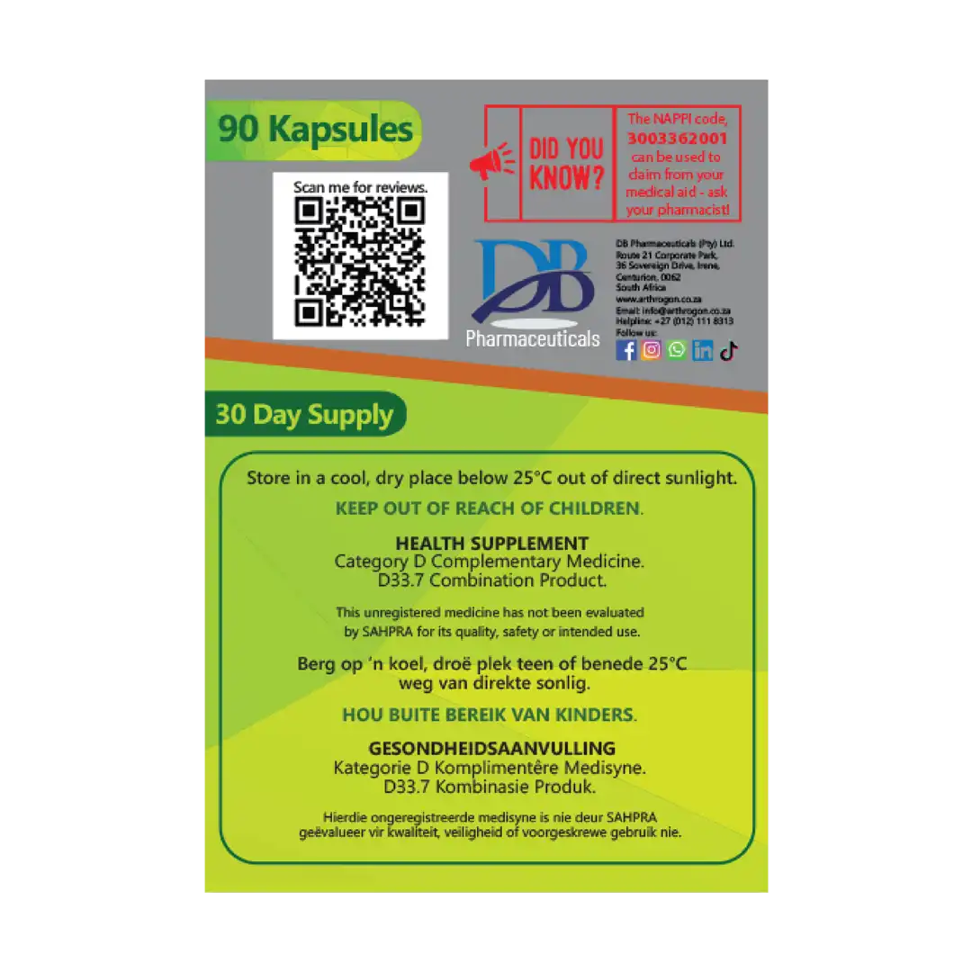 Arthrogon Capsules, 90's