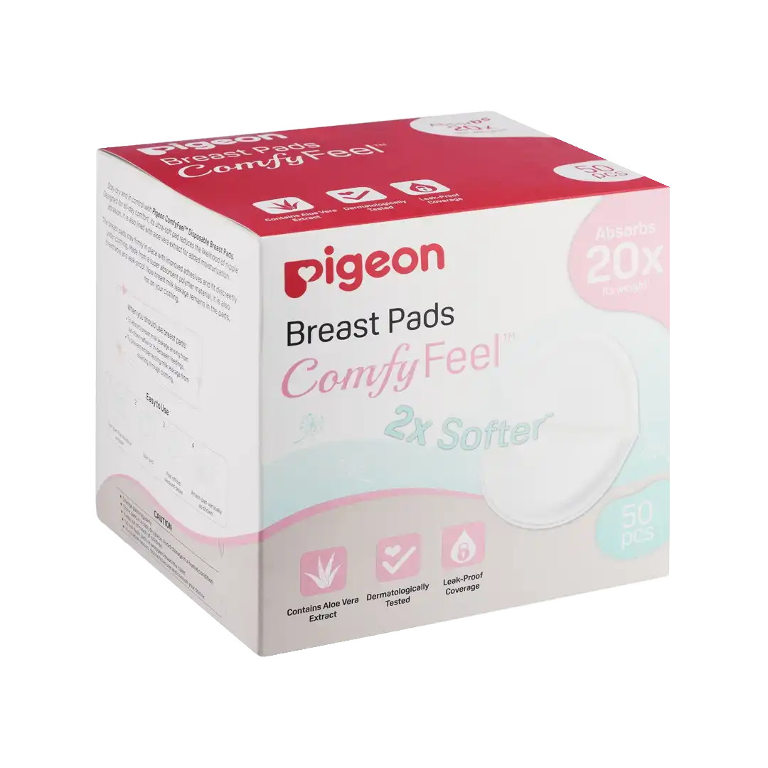Pigeon Breast Pads Comfy Feel, 50 Pcs