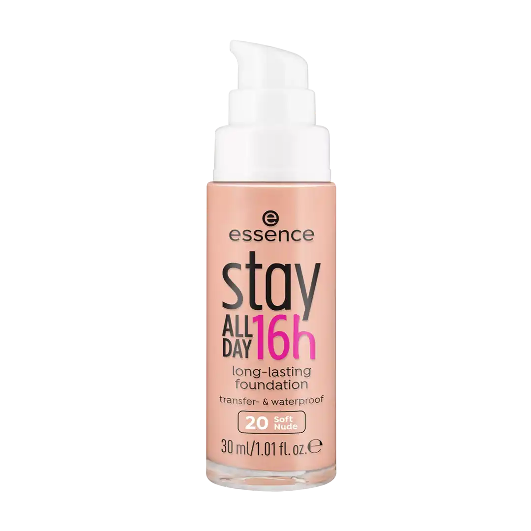 essence Stay All Day 16h Long-Lasting Foundation 30ml, Assorted