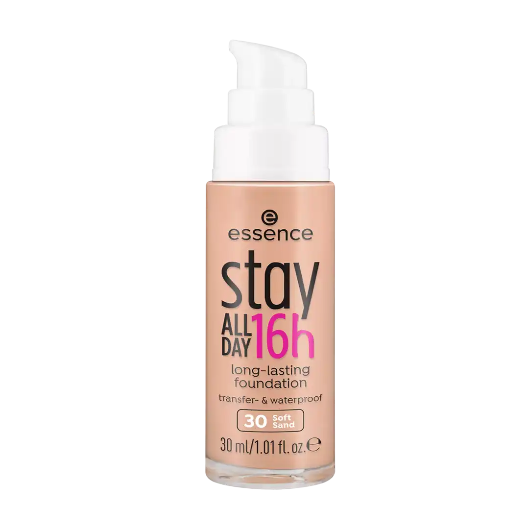 essence Stay All Day 16h Long-Lasting Foundation 30ml, Assorted