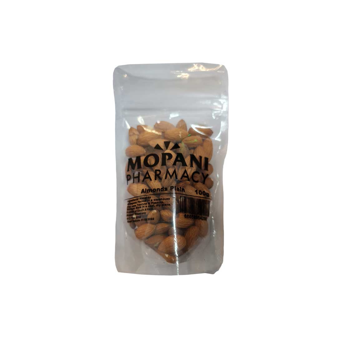 The Nut Shack Almonds Plain, 100g