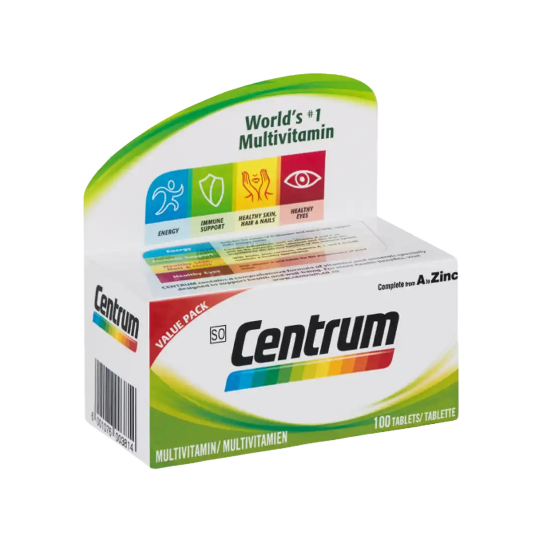 Centrum Multivitamin Tablets, 100's