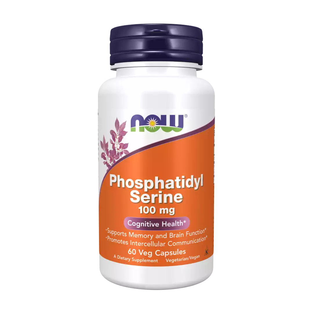 NOW Foods Phosphatidyl Serine 100mg Veg Capsules, 60's