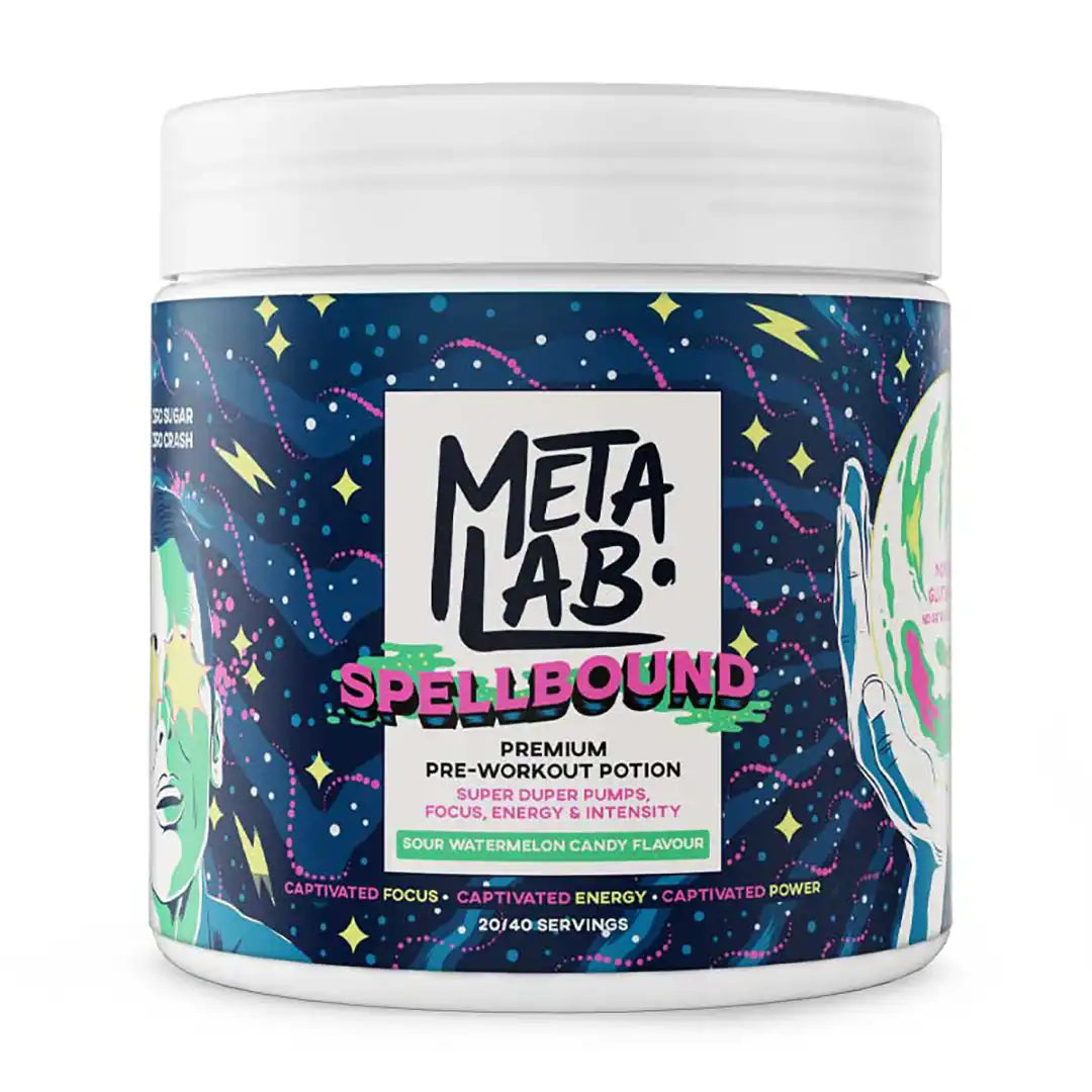 Metalab Spellbound Premium Workout Sour Watermelon Caramel, 20/40 Servings