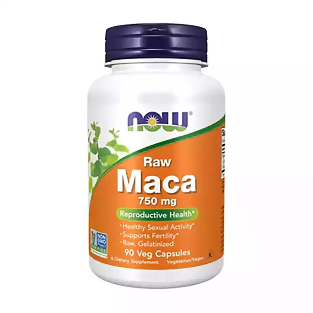 NOW Foods Maca 750mg Raw Veg Capsules, 90's