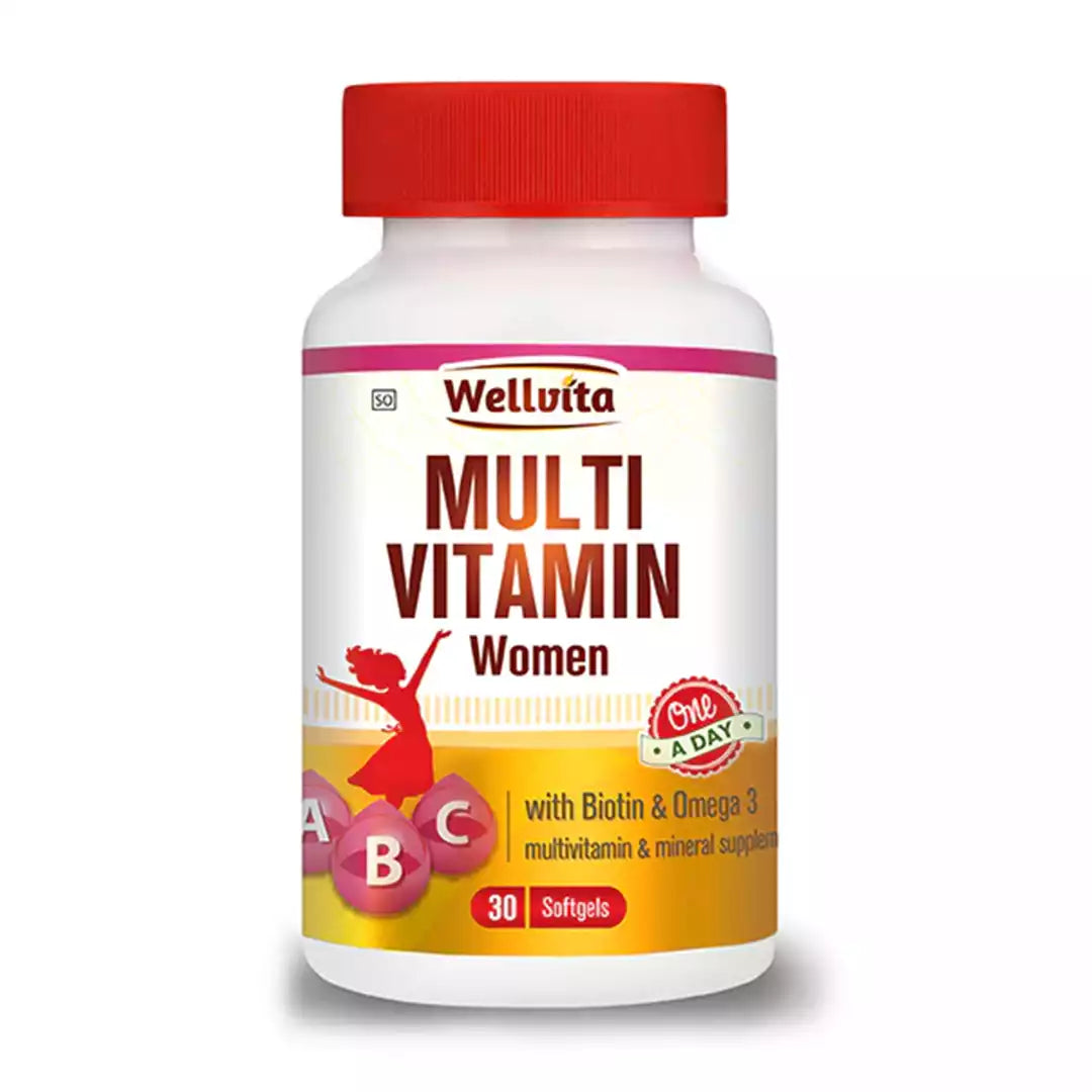 Wellvita Multivitamin Woman Softgels, 30's