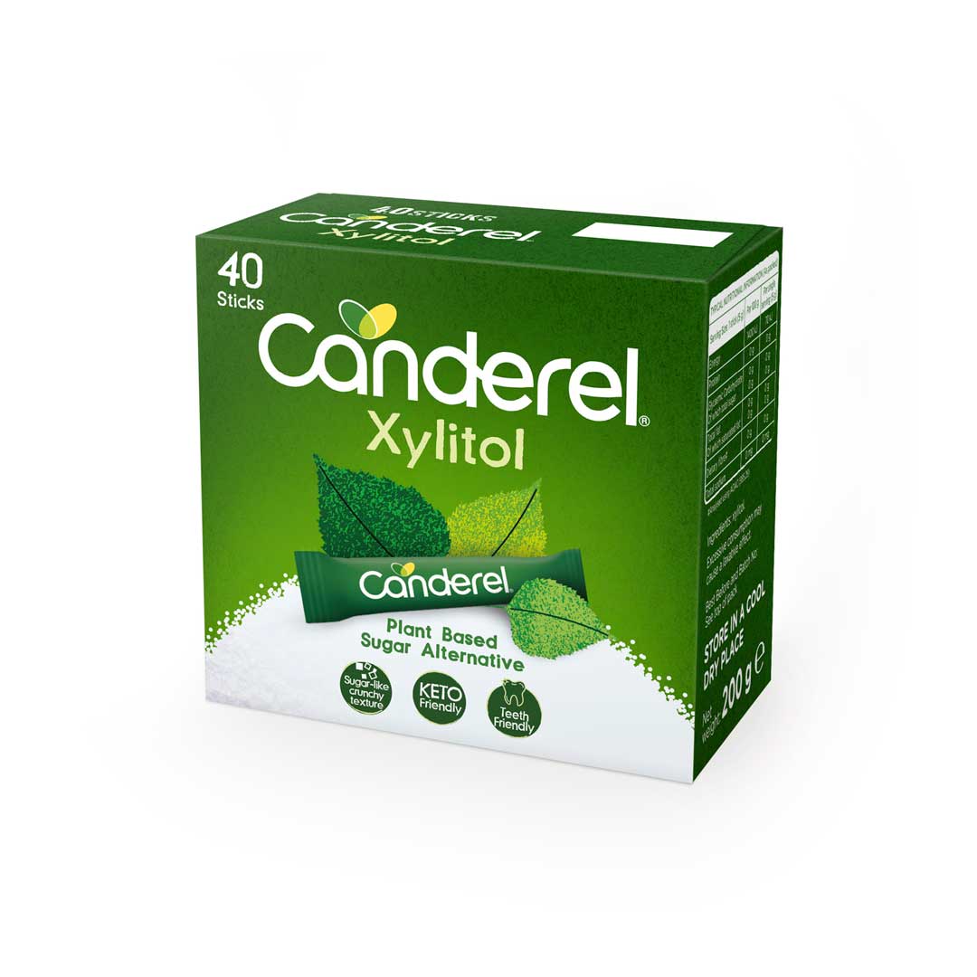 Canderel Sweetener Xylitol Sticks, 40's