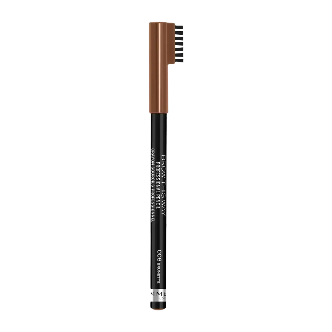 Rimmel Brow This Way Eyebrow Pencil, 006 Brunette