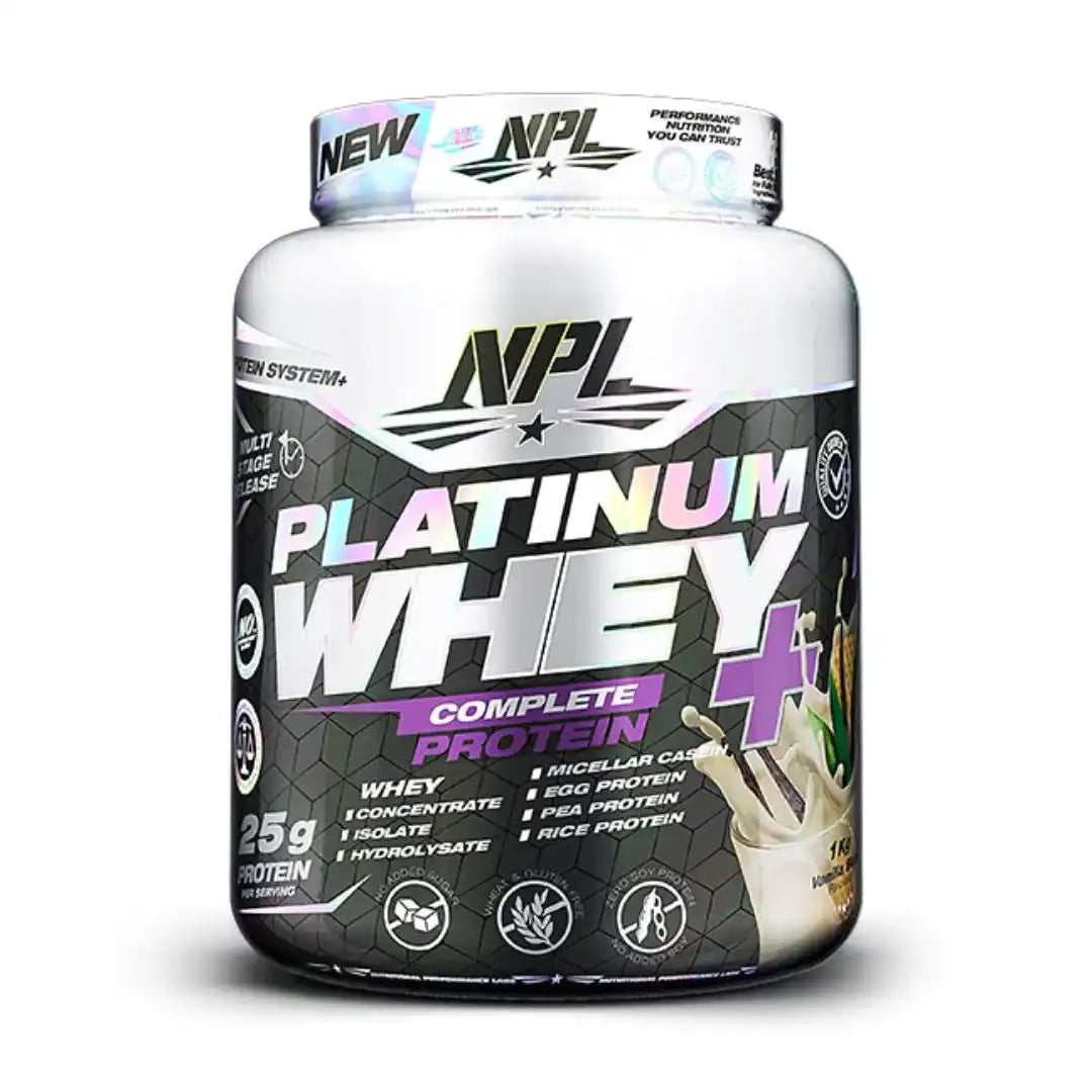 NPL Platinum Whey+ 1Kg, Assorted