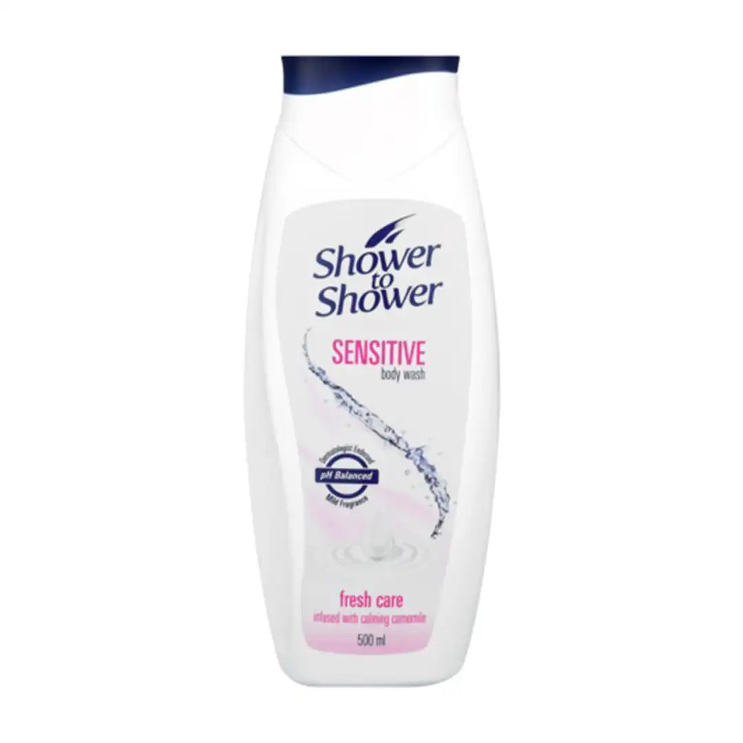 Shower To Shower Fresh Care Sensitive Body Wash, 500ml